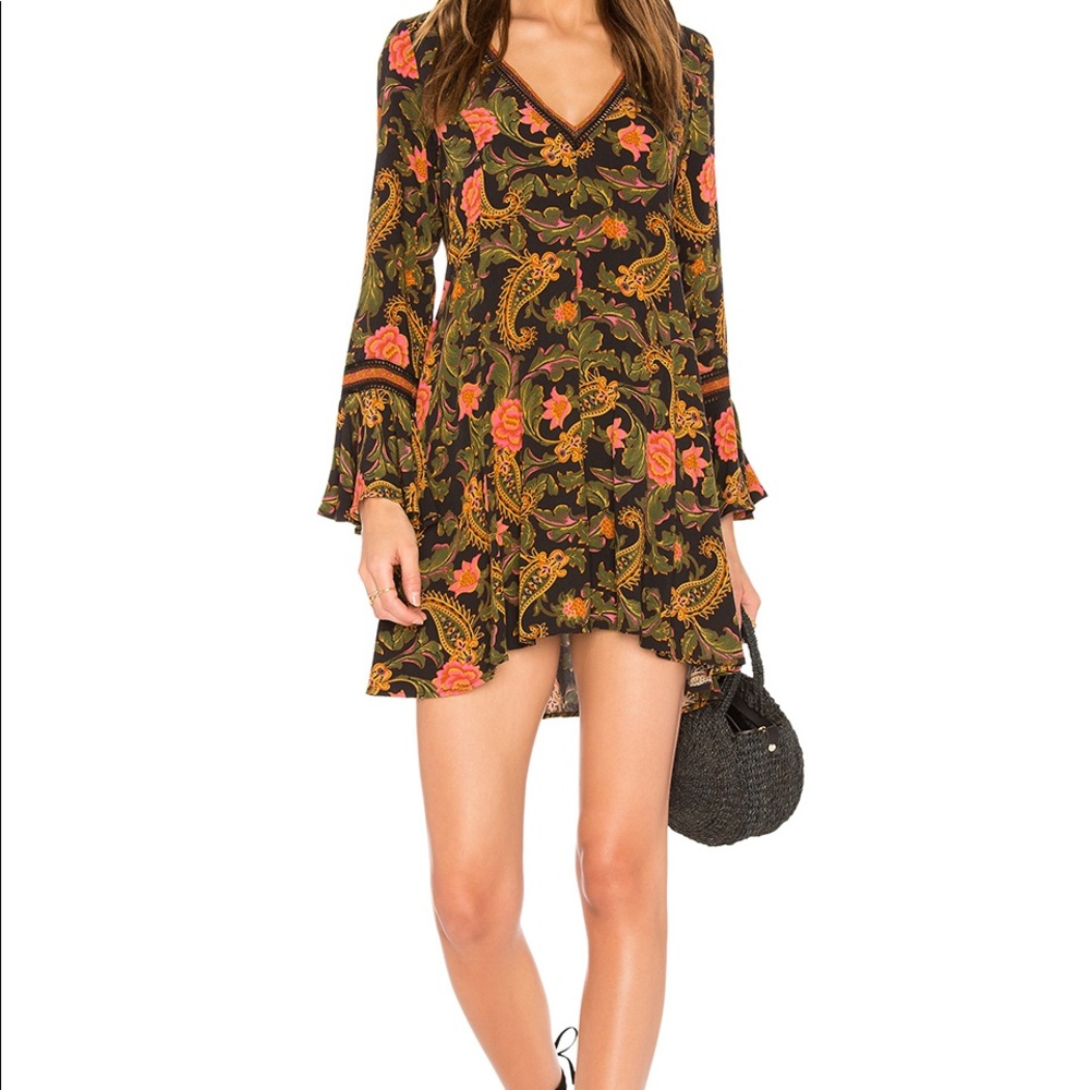 Spell Etienne bell sleeve dress - XL